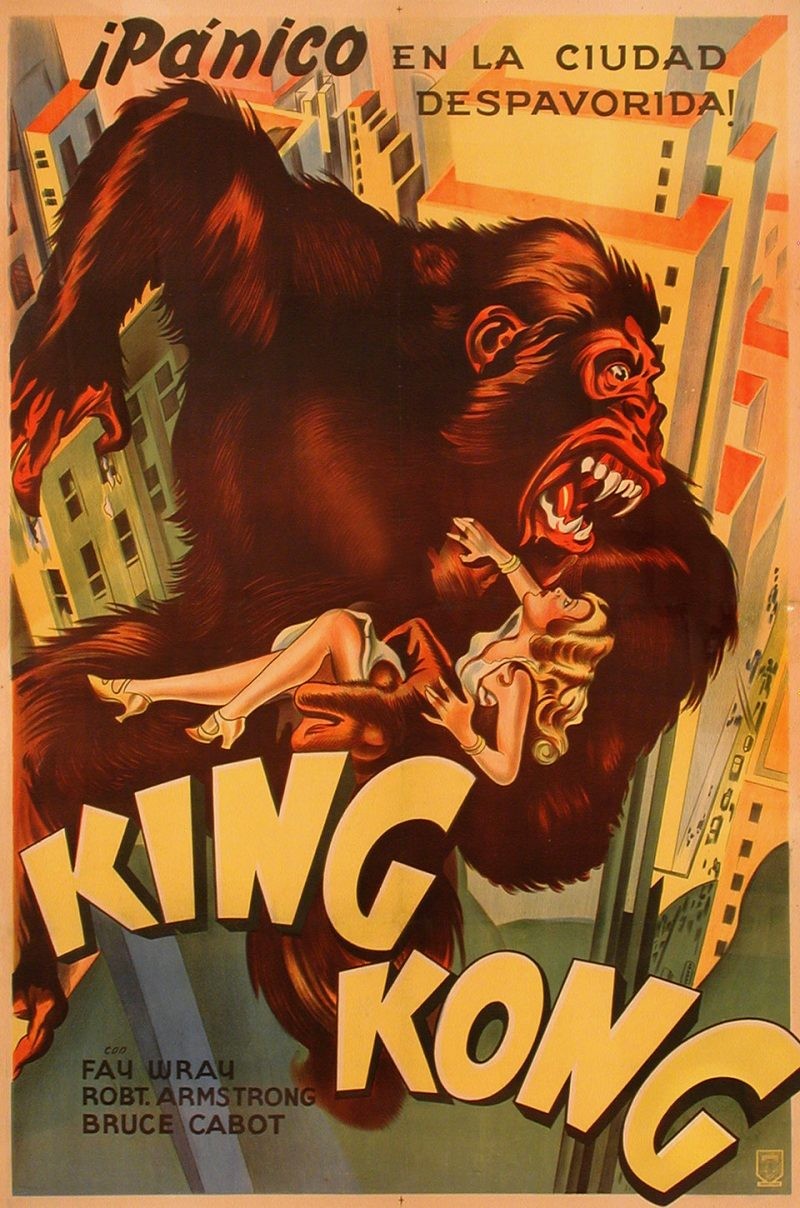 《金刚》  1933年阿根廷版海报  设计师:未知––––《托斯卡》